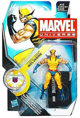 

Hasbro Marvel Universe 3 3/4 Inch Series 13 Wolverine First(Multicolor)