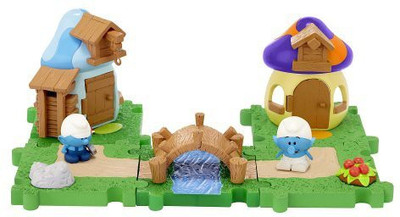 

the Smurfs Micro Village Handy & Clockwork Neighbor Pack(Multicolor)