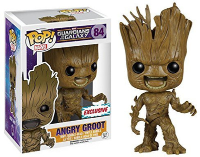 

Funko Pop Marvel Guardians Of The Galaxy Angry Groot Vinyl(Brown)