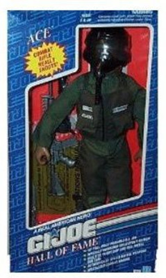 

G.I. Joe Ace Air Force Pilot 12" Hall Of Fame(Black)