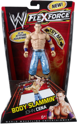 

Mattel Wwe Flexforce Body Slammin John Cena(Red)