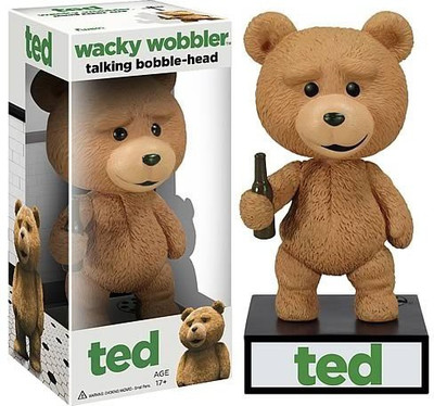 

Funko Talking Ted Wacky Wobbler Bobble Head(Brown, Black)