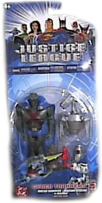 

Justice League Cyber Trakers Martian Manhunter With Blazebot Mattel(Multicolor)