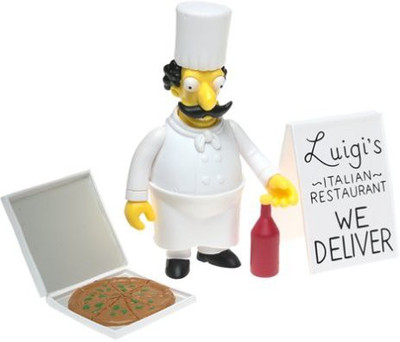 

Playmates Toys Simpsons Series 14 Luigi(Multicolor)