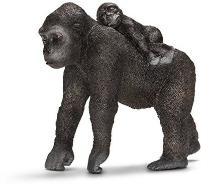 

Schleich Female Gorilla with Baby(Multicolor)