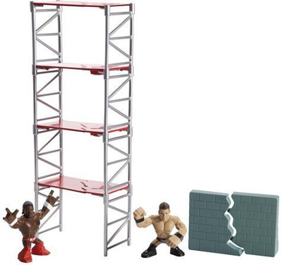 

Mattel Wwe Rumblers Rampage The Miz And Kofi Kingston Scaffold(Multicolor)