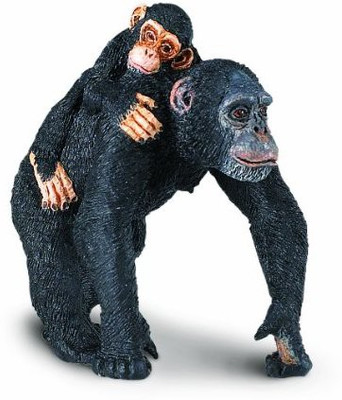

Safari Ltd Wild Safari Wildlife Chimpanzee with Baby(Multicolor)