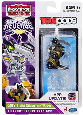 

Telepods Angry Birds Transformers Grey Slam Grimlock Bird Pack(Multicolor)