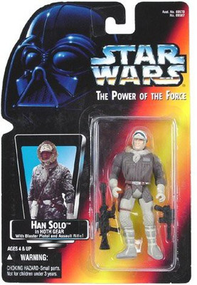 

Star Wars Power of the Force Red Card Han Solo in Hoth Gear Action Figure(Multicolor)