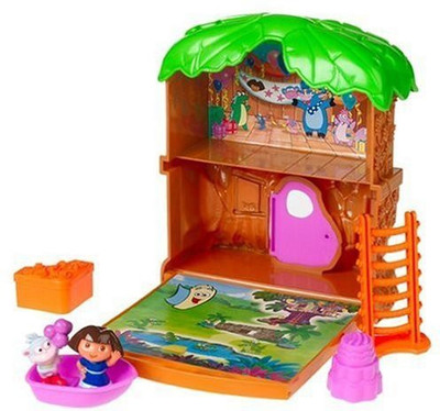 

Fisher-Price Dora The Explorer Let'S Go Adventure Treehouse Mini Playset(Multicolor)