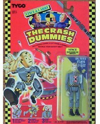 

Vince and Larry Crash Dummies Vintage Crash Test Dummies Vince(Multicolor)