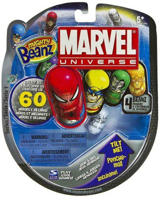 

Marvel Mighty Beanz 2010 Starter Pack Set 4 Beanz(Multicolor)