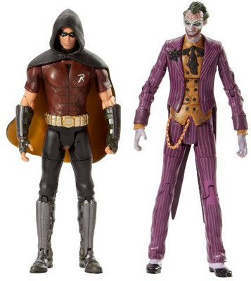 

Mattel Batman Legacy Arkham City Robin And The Joker Collector Figure 2-Pack(Multicolor)