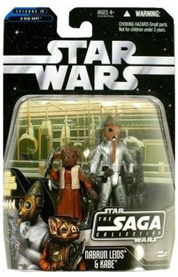 

Star Wars The Saga Collection Wave 10 Nabrun Leids & Kabe (#72) Action Figure(Multicolor)