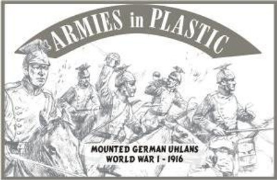 

Armies in Plastic Wwi 1916 German Ulhans (5 Mounted) 1/32(Multicolor)