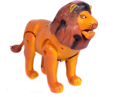 Adiestore Lion Battery Operated Toy Animal For Kids(Gold)