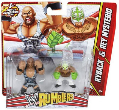 

Mattel Wwe Rumblers Ryback And Rey Mysterio 2Pack(Multicolor)