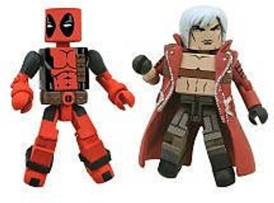 

Marvel Vs Capcom 3 Minimates Series 1 Mini Figure 2Pack Deadpool Vs. Dante(Multicolor)