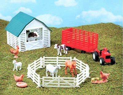 

Popal New-Ray Mfg. Ltd. Country Life Playsets Farm Set(Multicolor)