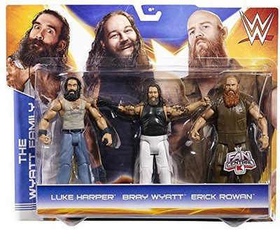 

WWE The Wyatt Family 3Pack Eric Harper Luke Rowan And Bray Wyatt(Multicolor)