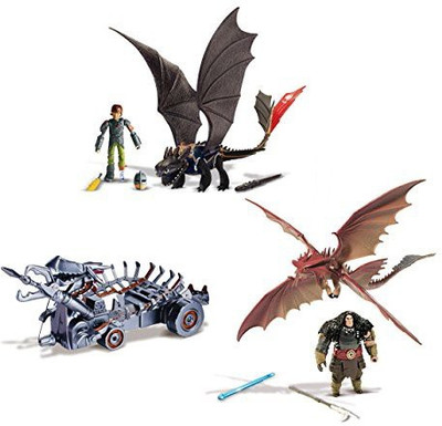 

Dreamworks Dragons How To Train Your Dragon 2 Power Dragon Attack Set(Multicolor)