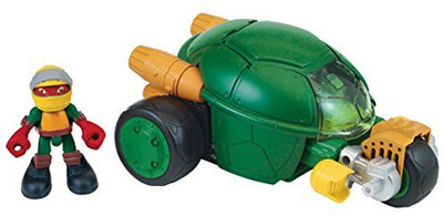

Teenage Mutant Ninja Turtles Pre-Cool Half Shell Heroes Stealth Cycle With Raphael Vehicle And Figure(Multicolor)