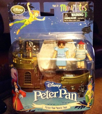 

Disney Minimates Peter Pan Jolly Rodger Pirate Ship Playset(Multicolor)