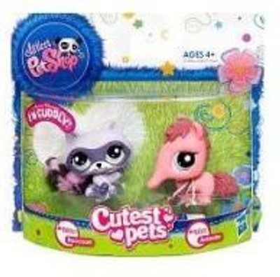 

Littlest Pet Shop Cutest Pets Raccoon 2580 & Anteater 2581(Multicolor)