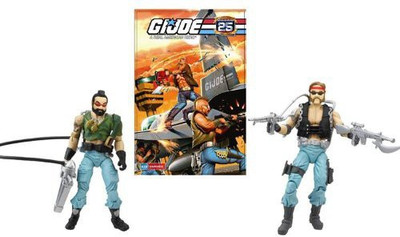 

G.I. Joe Hasbro 25Th Anniversary 3 3/4" Wave 2Comic Book 2Pa(Multicolor)