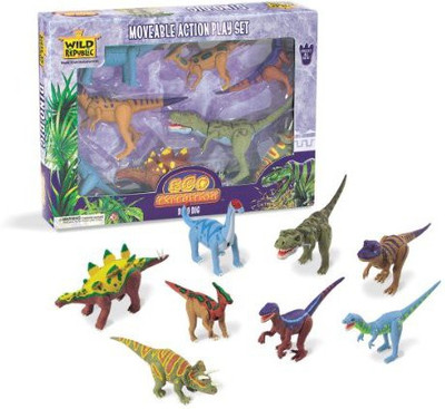 

Wild Republic Dino Moveable Set(Multicolor)
