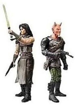Hasbro Star Wars 3.75 Expanded Universe Qvoss vs Vgrahrk(Multicolor)