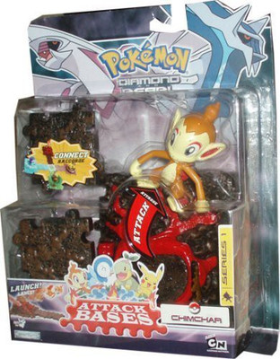 

Jakks Pacific Pokemon Diamond & Pearl Series 1 Attack Bases Chimchar(Multicolor)