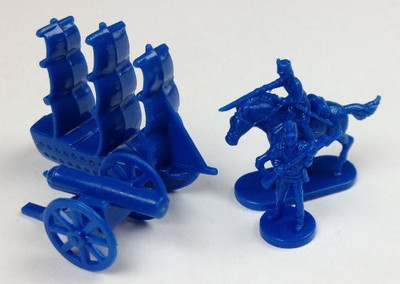 Morrison Games Napoleonic & Civil War Military Miniatures (Blue) Plastic(Blue)