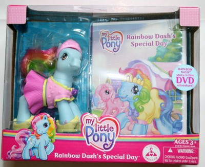

Hasbro My Little Pony Rainbow Dash'S Special Day Pony With Dvd(Multicolor)