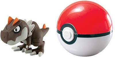 

Pokemon Pokmon Clip & Carry Pok Ball Tyrunt + Pok Ball(Multicolor)