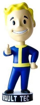 

Bethesda Fallout 3 Vault Tec Pip Boy Thumbs Up Bobblehead 7"(Multicolor)