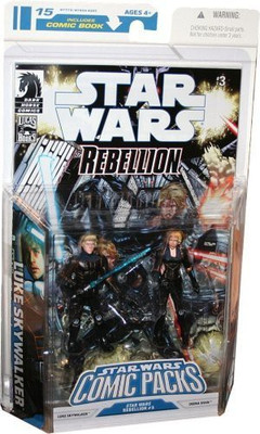 

Hasbro Star Wars Comic Packs Rebellion 3 Luke Skywalker & Deena(Multicolor)