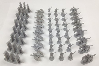

Morrison Games Napoleonic & Civil War Military Miniatures (Grey) Plastic(Grey)