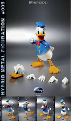 

Herocross Hybrid Metal Figuration 006 Disney Donald Duck Diecast(Multicolor)