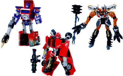 

Montez Super Change Series Power Robot Convert Into Car, Dinosaur And Truck ( Large Size )(Multicolor)