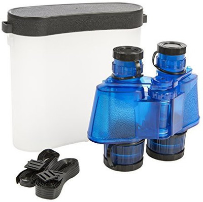 

Safari Ltd Translucent Blue Binoculars with Vinyl Case for Ages 5 and Up(Multicolor)