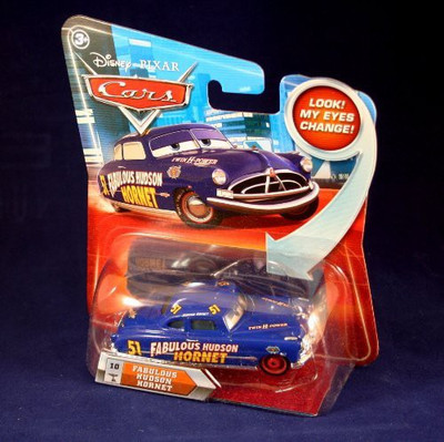 

Disney Fabulous Hudson Hornet 10 W/ Lenticular Eyes / Pixar Cars(Multicolor)