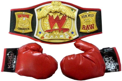 

Shop & Shoppee WWE Championship Belt With Boxing Gloves(Multicolor)