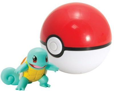 

Tomy Pokemon Clip And Carry Poke Ball Squirtle Action Figure(Multicolor)