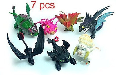 

Dinglongshan How To Train Your Dragon 2 Toothless Power Dragon 7Pcs(Multicolor)