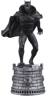 

Marvel Black Panther White Rook Chess Piece & Collector Mag(Black)