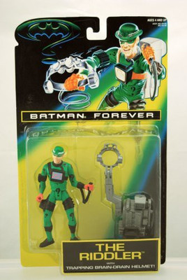

Batman 5" Jim Carrey As The Riddler With Trapping Braindrain(Multicolor)