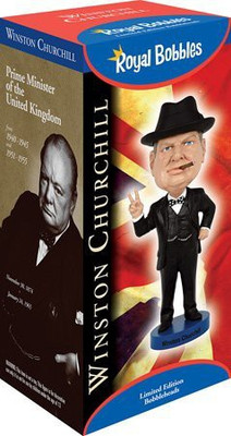 

Royal Bobbles Winston Churchill Bobblehead(Black)