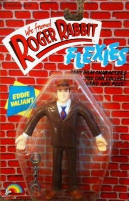 

Roger Rabbit Who Framed Flexies Eddie Valiant Bendie 6" (1988 Ljn)(Multicolor)