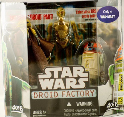 

Star Wars Saga 2008 Buildadroid Factory 2Pack Kit Fisto And R4H5(Multicolor)